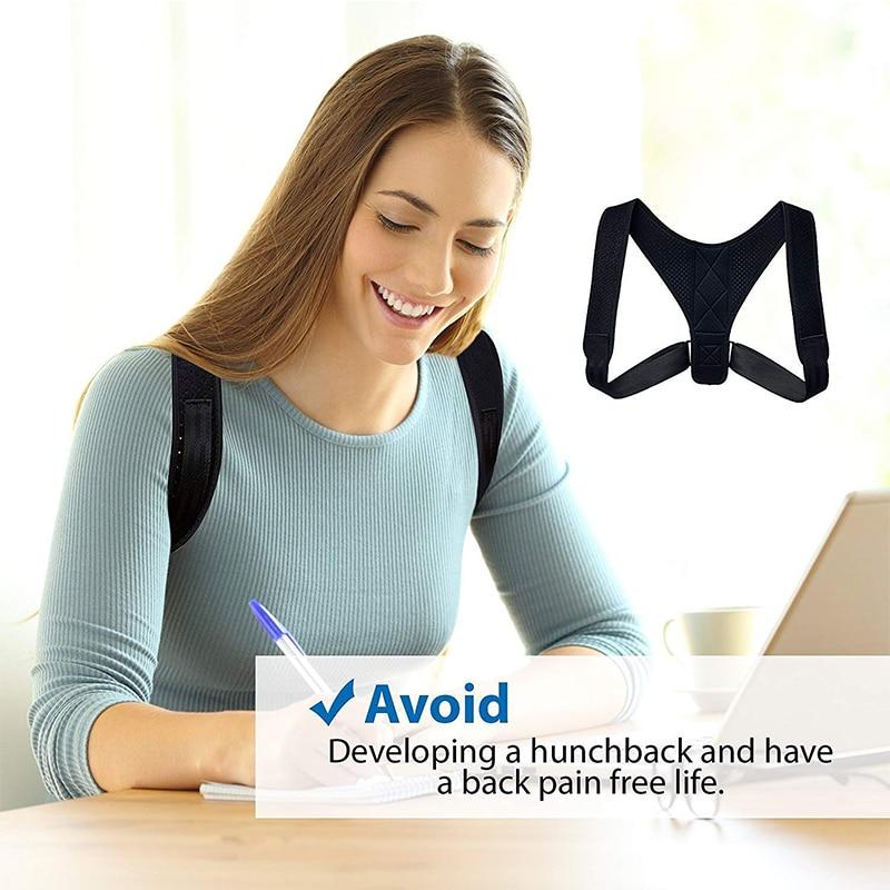 Unisex Adjustable Back Posture Corrector - Shemen Beauty