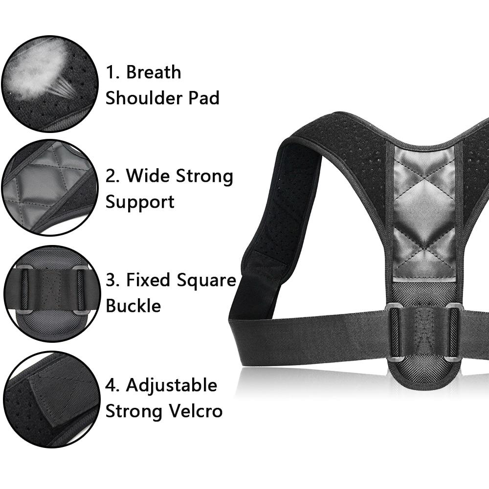 Unisex Adjustable Back Posture Corrector - Shemen Beauty