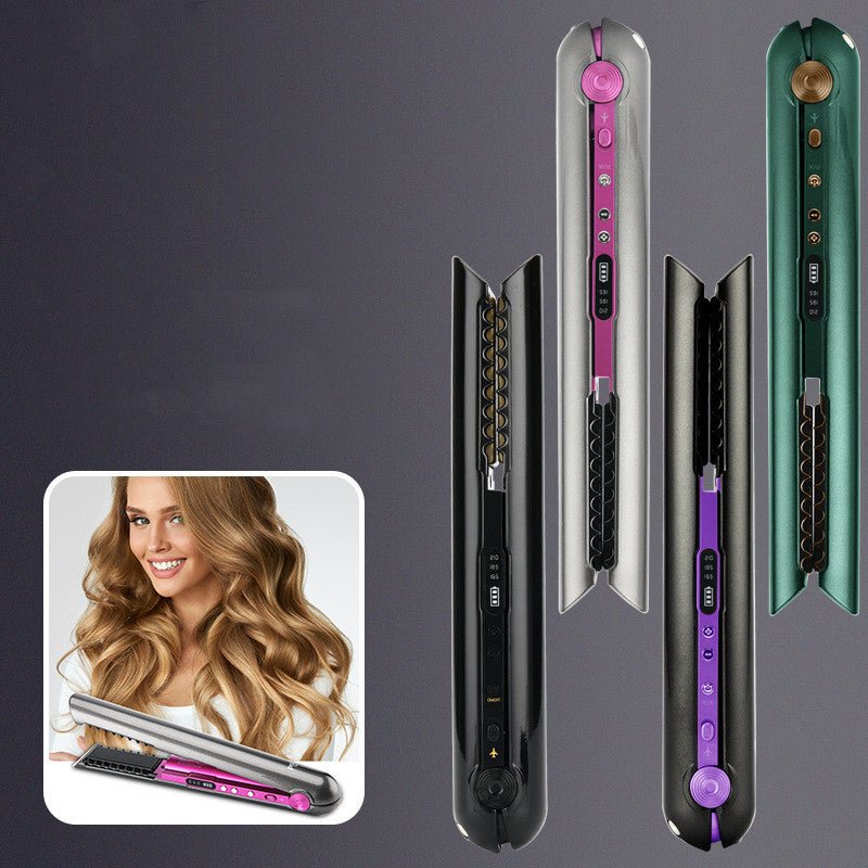 USB Wireless Charging Hair Straightener - Shemen Beauty