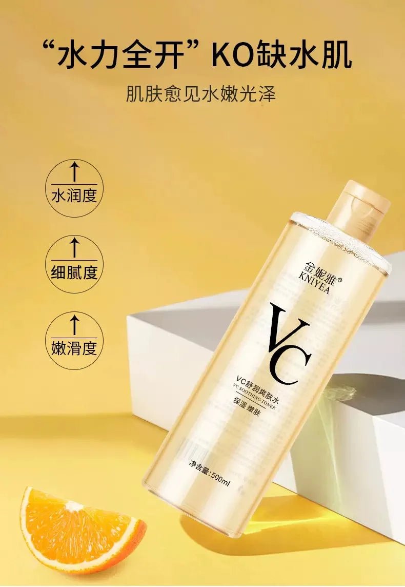 Vitamin C Toner Moisturizing and Refreshing Preventing Dry Skin Changing Hair Glossing Repairing Skin Non irritating 500ml - Shemen Beauty