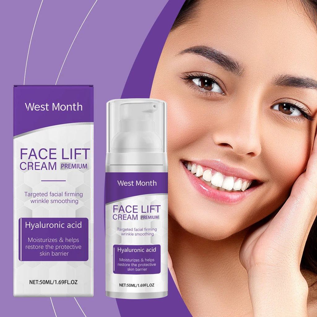 West&Month Firming Face Cream - Mild Moisturizing, Hydrating & Softening Formula - Tighten Skin & Restore Youthful Radiance - Shemen Beauty