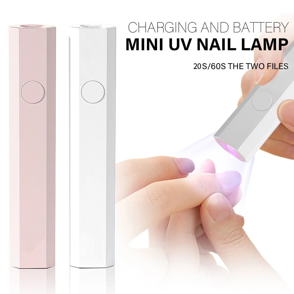 YIKOOLIN Mini 3W UV/LED Light for Nails With LED Display Small - Shemen Beauty